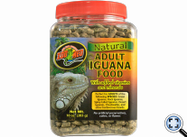 Természetes zöld leguán táp hozzáadott vitaminokkal és ásványi anyagokkal - kifejlett állatnak (Natural Iguana Food Adult)
